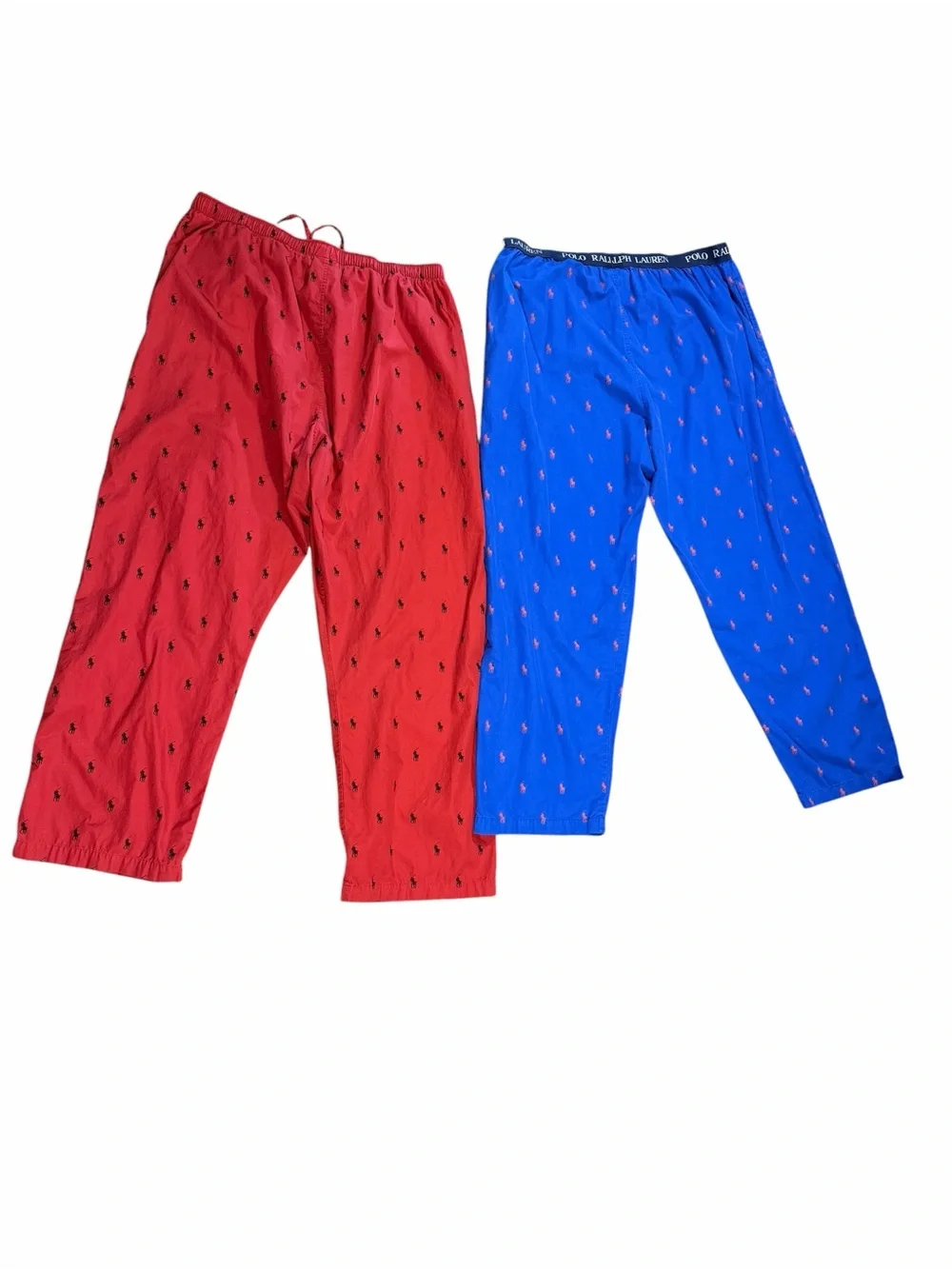 Ralph Lauren Men's Pajama Pants With Logo And Pockets 2 Pairs Of XL